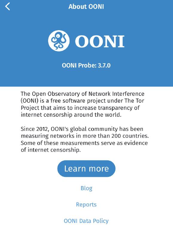 OONI About page